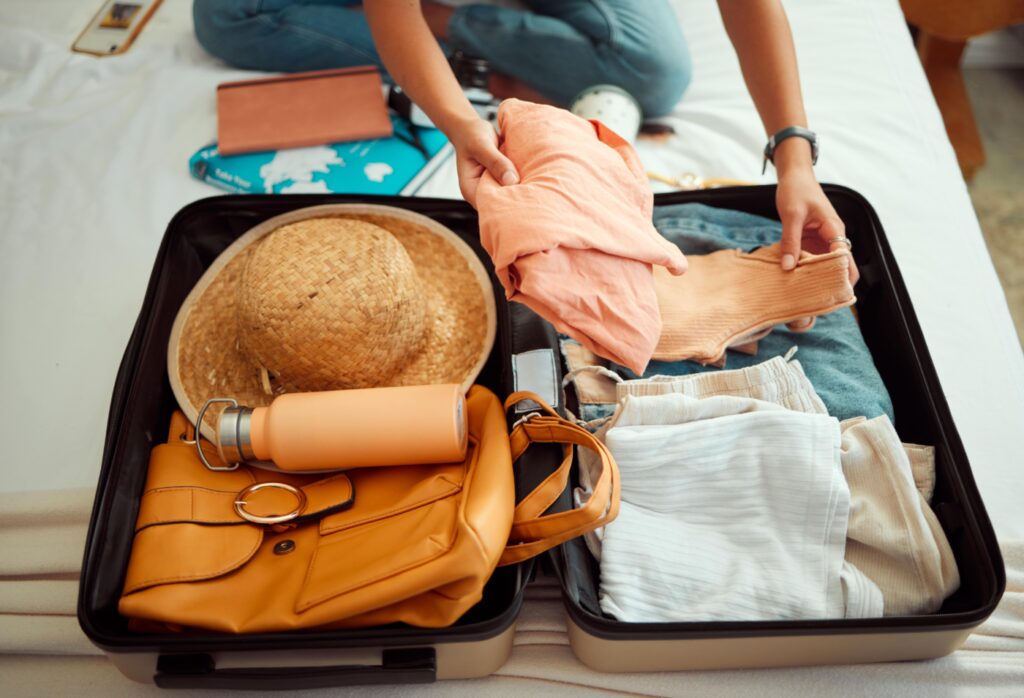 Astuce déménagement : valise et provisions